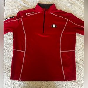 UGA Columbia Performance Quarter Zip